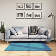 Tepih OVIEDO kratkih vlakana, tirkizni, 100x200 cm