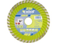 EXTOL CRAFT Dijamantna rezna ploča 108851, turbo, 115 x 22,2 mm, suho/mokro rezanje