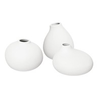 BLOMUS Set vaza 3 kom bijele minijaturne Nona