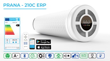 Rekuperator Prana 210C ERP, standard 50 cm