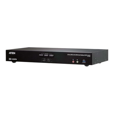 ATEN KVM/audio/USB prekidač CS1842, 2-portni, USB 3.0, 4K HDMI, dvostruki zaslon