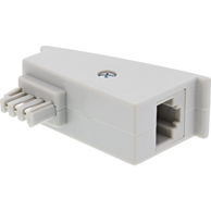 INLINE Adapter TAE-F na RJ45 69949, sivi