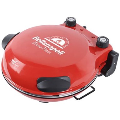 MELCHIONI Pekač za pizzu FAMILY Bellanapoli, 1200 W, 31 cm, crveni