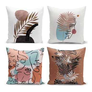 MINIMALIST CUSHION COVERS Set od 4 jastučnice , 45 x 45 cm Cesso