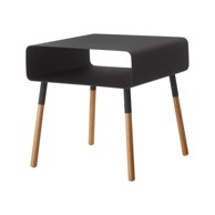 YAMAZAKI Pomoćni stolić Plain visina 35 cm crni