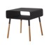 YAMAZAKI Pomoćni stolić Plain visina 35 cm crni