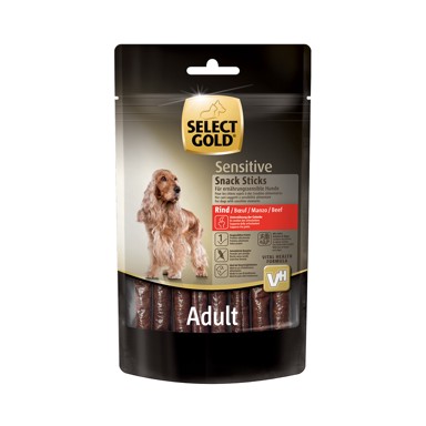 SELECT GOLD Poslastica za pse Sensitive Adult govedina 85 g