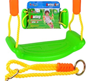 MALPLAY Ljuljačka, zeleno/žuta