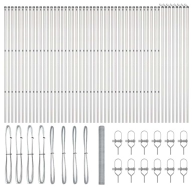 Heksagonalna ograda, 1. 6x100 m pocinčani čelik