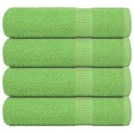 Ručnici za tuširanje 4 kom zeleni 70x140 cm 360 gsm 100 % pamuk