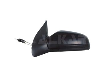 ALKAR Retrovizor Opel Astra H, crni, lijevi, unutarnje podešavanje, asferičan
