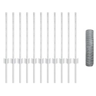 StupZa ogradu 11 kom U-kanal 60 cm, pocinčani čelik