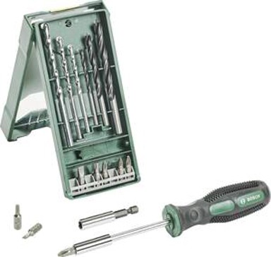 BOSCH Set bitova Mini X-Line s odvijačem, 15+1 kom