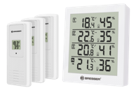 BRESSER Termometar/higrometar QUADRO, bijeli
