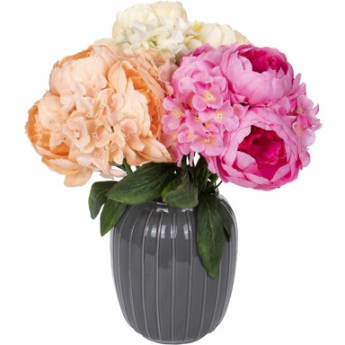 Umjetni buket božur i hortenzija 35 cm GFB005123 LL