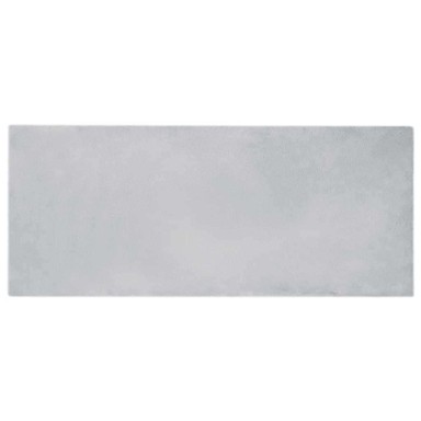 Tepih od umjetnog krzna zeca 80 x 200 cm, poliester, sivi