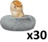 Plišani krevet S 40 cm, svijetlo sivi