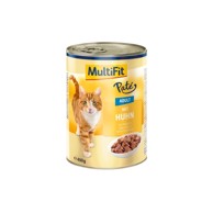 MULTIFIT Cat Adult piletina 400 g, pate konzerva