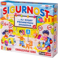 Edukativna društvena igra Play Land Svijet prometnih znakova