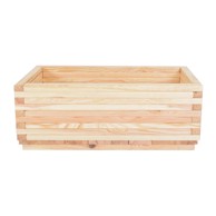 ROJAPLAST Drvena tegla za cvijeće 100 cm, drvo, prirodna