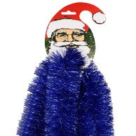 Dekoracija girlanda božićna 6 m, plava