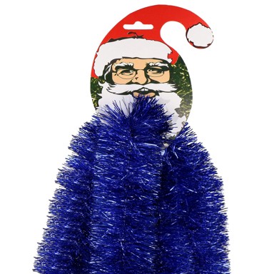 Dekoracija girlanda božićna 6 m, plava