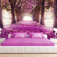 Samoljepljiva foto tapeta Pink path 245x175