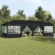 Party šator s 12 zidova, 800x400 cm, PE, antracit