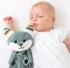 ZAZU Dekica s umirujućim zvukovima, dječja, meka, lisac Felix, siva