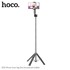 HOCO Selfie stick Wave K18 s bežičnim Bluetooth daljinskim upravljačem i 4 noge, 97 cm, crni