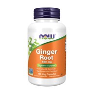 NOW Đumbir korijen (Ginger root), 550 mg, 100 kapsula