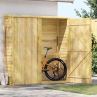 Vrtna kućica za alat od impregnirane borovine 163x50x171 cm