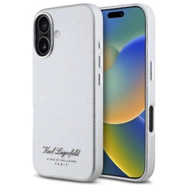 KARL LAGERFELD Hotel RSG maskica za iPhone 16, siva