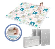 Podloga za igru 180x200cm ABECEDA