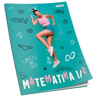 CONNECT Bilježnica za matematiku, Premium Girl, za 1. i 2. razred