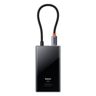 BASEUS USB-C hub, 4 x USB-A, sivi