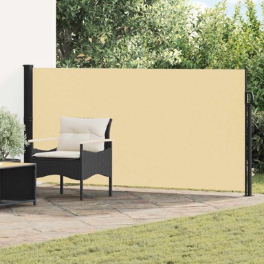 Retraktabilna bočna tenda, 140 x 500 cm, poliester, pijesak
