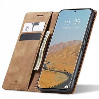 Preklopna maskica novčanik za Xiaomi Poco X7 / Xiaomi Redmi Note 14 Pro / Xiaomi Redmi Note 14 Pro+ 5G, smeđa