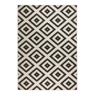 NORTHRUGS Vanjski tepih Malta 160x230 cm, krem-crni