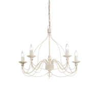 IDEAL LUX Visilica Corte SP5, E14 ID005881, bijela