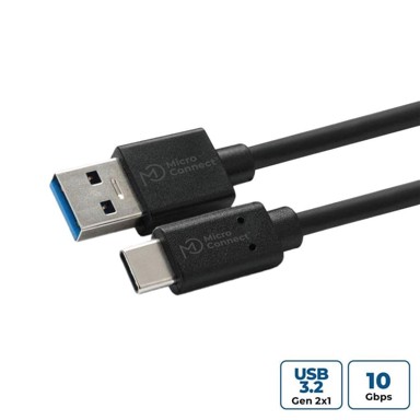 USB Kabel 3.2 Gen 2 USB-C–A, 0,25 m