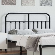 Metalno zamjensko uzglavlje 140 cm, crna