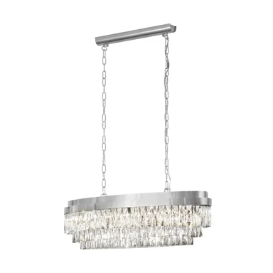 EGLO Visilica Valparaiso 10xE14 10x40W D-900, krom, kristal
