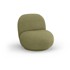 MICADONI HOME Zelena fotelja od bouclé tkanine Chuck, 80x73x78 cm