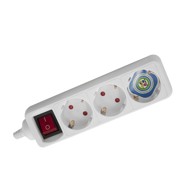 COMMEL Prenosiva utičnica 3-STR, 1,4m + prekidač