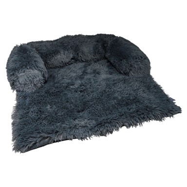 LOVE STORY Prostirka za kauč za pse, 95×120 cm, tamno siva