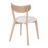 BONAMI SELECTION Blagovaonska stolica od hrastovine s bijelim sjedištem Arch 