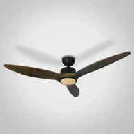 ONE LIGHT Stropni ventilator 25w led 22w cctv ip20 230v tamno drvo dm6312d/b/v