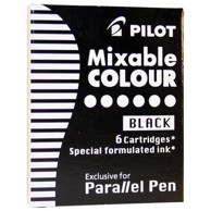 PILOT Tinta za nalivpero patrone Parallel pen pk6 IC-P3-S6 crna