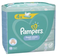 PAMPERS Vlažne maramice, Fresh Clean, 4 pakiranja, 208 kom
